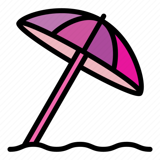 Vacation, umbrella, beach, summer, tropical icon - Download on Iconfinder