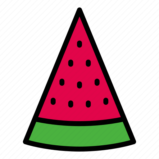 Watermelon, fresh, fruit, slice, dessert icon - Download on Iconfinder