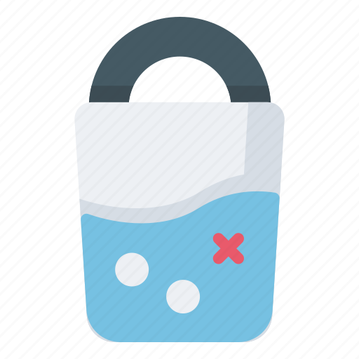 Bucket, water, fill, drop, blue, holiday, beach icon - Download on Iconfinder