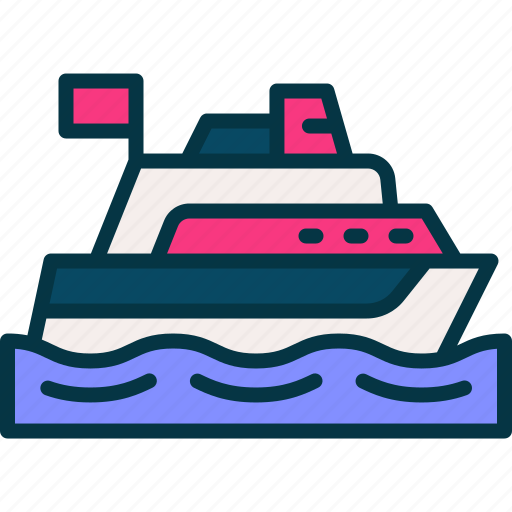 Yacht, boat, transportation, sail, ship icon - Download on Iconfinder