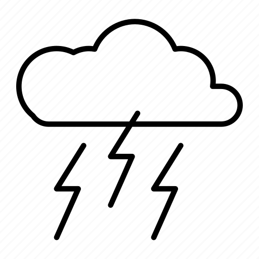 Cloudy, flash, lightning, thunderbolt, thunderclap icon - Download on Iconfinder