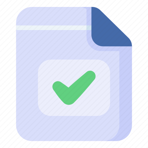 Check, list, checklist, document icon - Download on Iconfinder