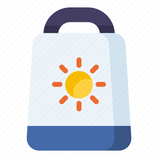 Sunny, bag, shopping, shop, cart icon - Download on Iconfinder