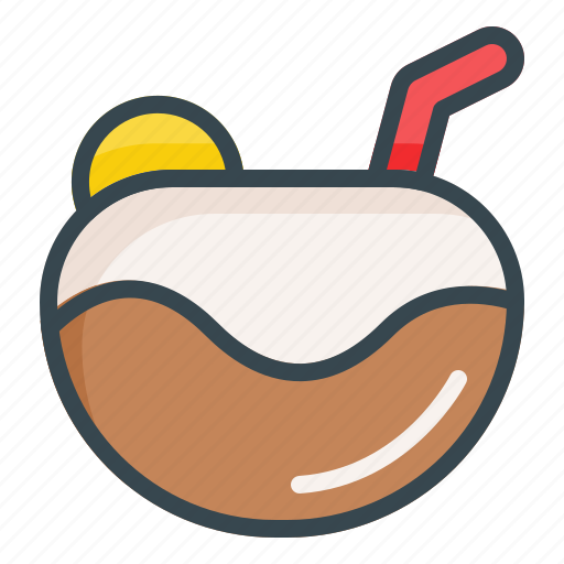 Coconut, water, drink, bar icon - Download on Iconfinder