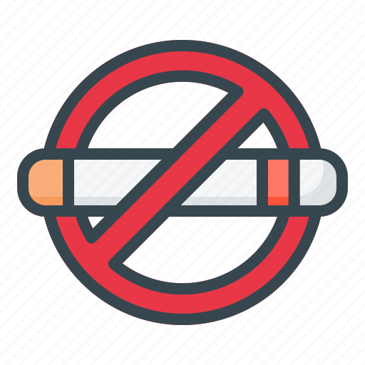 No, smoking, area, forbidden, cigarette icon - Download on Iconfinder