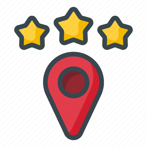 Star, location, map, pin, gps icon - Download on Iconfinder