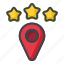 star, location, map, pin, gps 