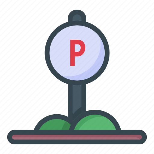 Parking, area, car, vehicle, transport, transportation icon - Download on Iconfinder