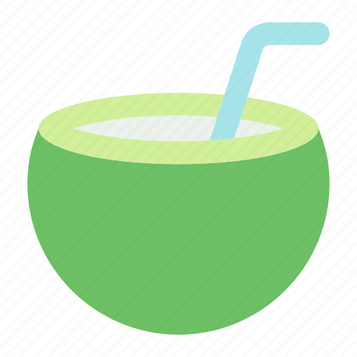 Coconut, drink, fruit, summer, fresh, beach icon - Download on Iconfinder