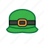 green, hat, irish 