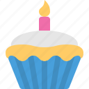 birthday, cake, cupcake