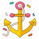 boat anchor, ship, sailor, marine, tool, sea