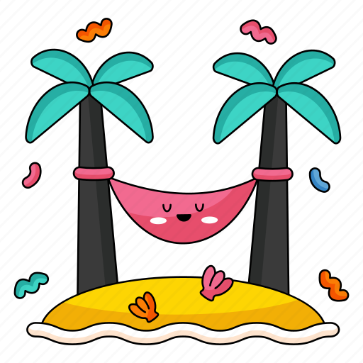 Palm tree, rest, laying, sleep, holiday, nature icon - Download on Iconfinder