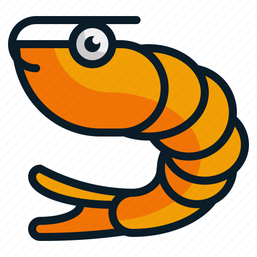Animal, food, prawn, restaurant, seafood, shrimp icon - Download on Iconfinder