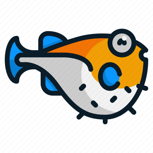 Animal, fish, ocean, puffer fish, sea, summer, vacation icon - Download on Iconfinder
