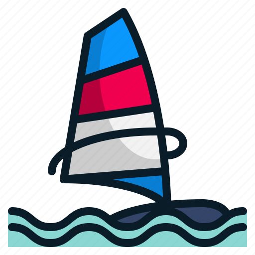 Extreme, sea, sport, surfing, windsurfing icon - Download on Iconfinder