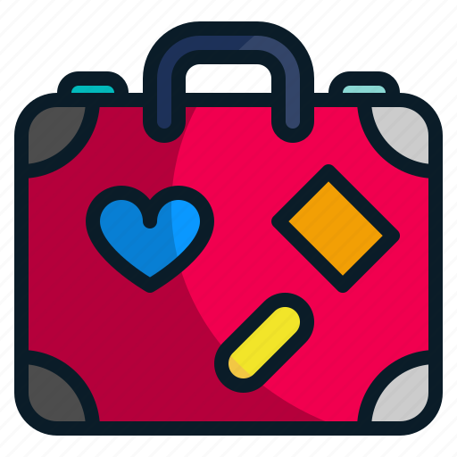 Briefcase, holiday, luggage, suitcase, tourism, travel icon - Download on Iconfinder