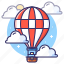 balloon, gondola, hot air balloon 