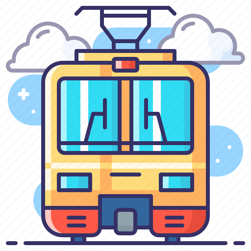 Mrt, railway, train, transportation icon - Download on Iconfinder