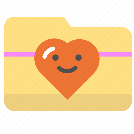 Document, file, folder, heart icon - Download on Iconfinder