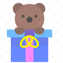 bear, gifts, pet, presents, toy