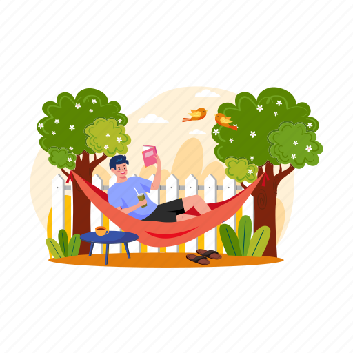Holiday, journey, lifestyle, people, sky, tent, tree illustration - Download on Iconfinder