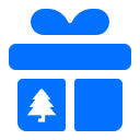 christmas, gift, present, tree