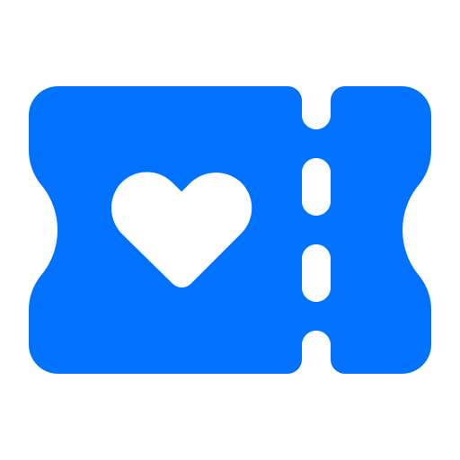 Cinema, date, love, tickets icon - Free download