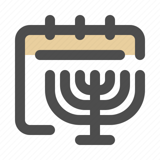 Hanukkah, jewish, festival, menorah icon - Download on Iconfinder