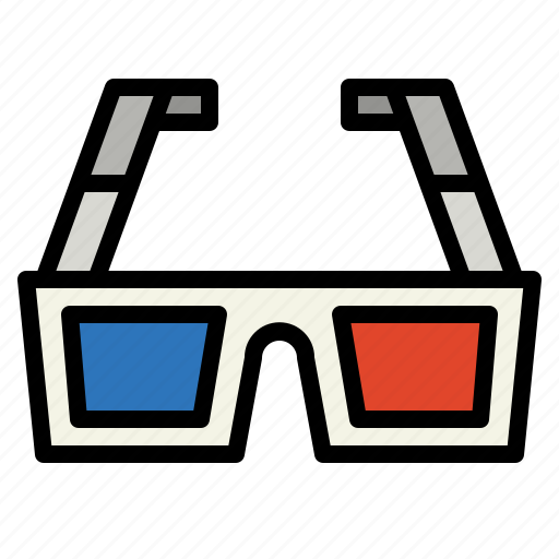 3d, cinema, entertainment, film, glasses icon - Download on Iconfinder