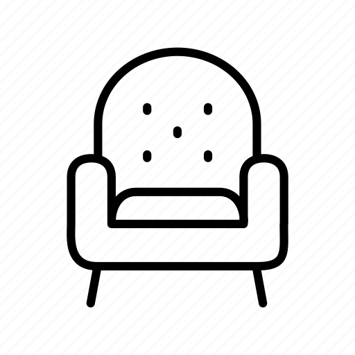 Armchair, furniture, interior, chair, household, house, home icon - Download on Iconfinder