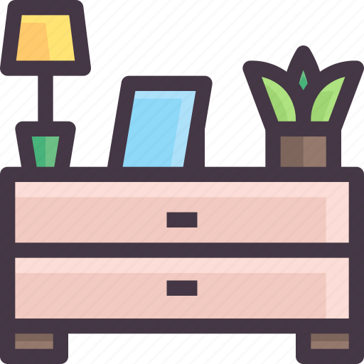 Furniture, interior, small, table, wardrobe icon - Download on Iconfinder