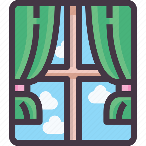 Furniture, interior, window icon - Download on Iconfinder