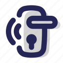 appliance, door, handle, security, smart, lock, iot, secure, technology