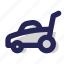 appliance, lawnmower, lawn, mower, grass, gardening, cutter, machine 