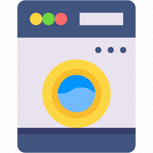 Washing, machine, furniture, and, household, electrical, appliance icon - Download on Iconfinder