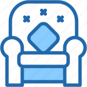 sofa, armchair, furniture, living, room, comfortable, and, household