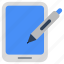 pen tablet, digitizer, graphic tablet, drawing tablet, digital artboard 