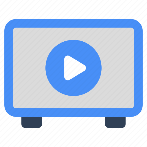 Online video, video streaming, play video, online media, multimedia icon - Download on Iconfinder