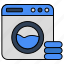washing machine, automatic washer, electronic, home appliance, laundry machine 