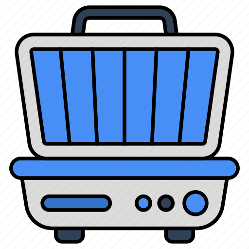 Toaster, toast machine, sandwich maker, electronic, kitchen appliance icon - Download on Iconfinder