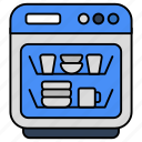 dishwasher, kitchenware, kitchen appliance, electronic kitchen machine
