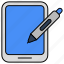 pen tablet, digitizer, graphic tablet, drawing tablet, digital artboard 