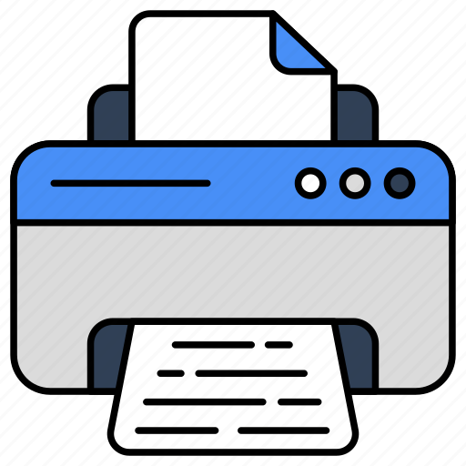 Printer, printing machine, compositor, inkjet, typographer icon - Download on Iconfinder