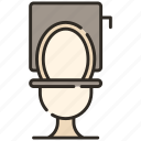 bathroom, lavatory, restroom, toilet, wc