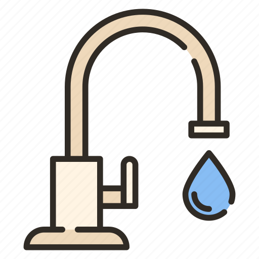 Drop, faucet, sink, tap, water icon - Download on Iconfinder