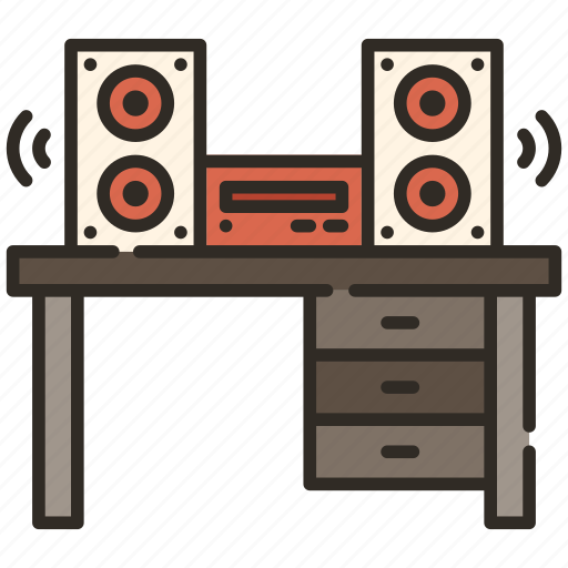 Music, player, sound, speakers, system icon - Download on Iconfinder