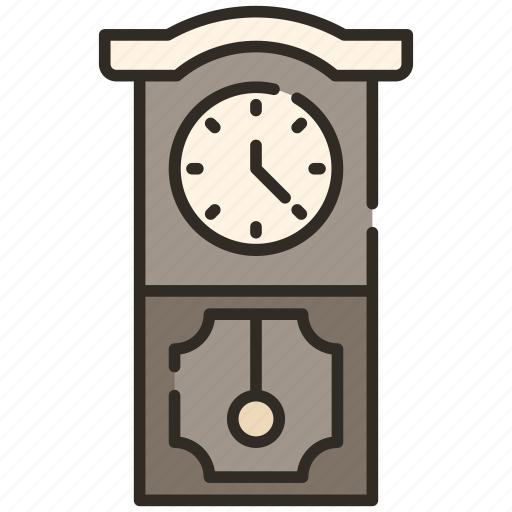 Alarm, antique, clock, furniture, wall icon - Download on Iconfinder
