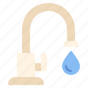drop, faucet, sink, tap, water