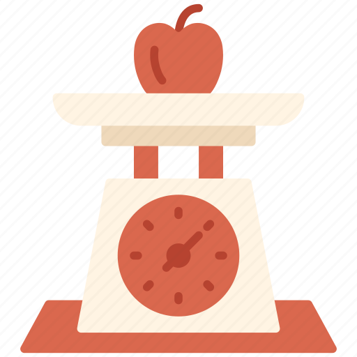 Apple, food, scale, supermarket, weight icon - Download on Iconfinder